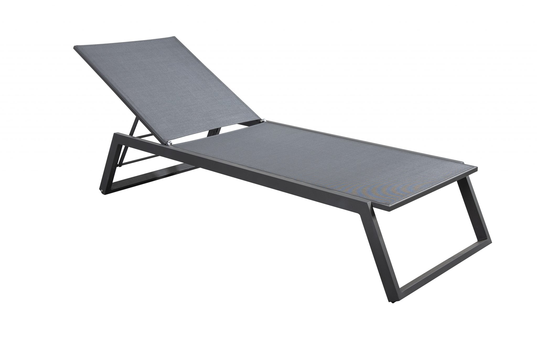 Mizu stackable lounger - carbon | Yoi Furniture